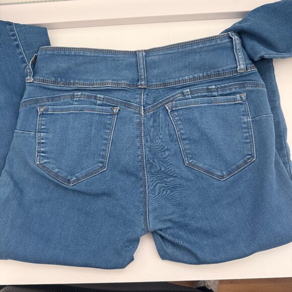 Wax Jean Medium Wash Skinny Jeans | Butt, I Love You! | Size 13 - Picture 3 of 9